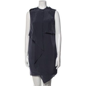3.1 Phillip Lim Silk Mini Dress in Navy Blue Size 2